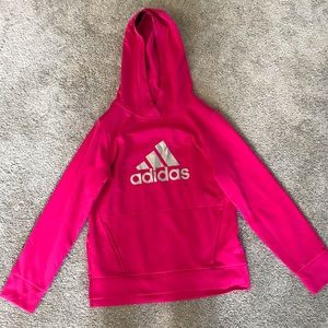 Adidas hot pink hoodie